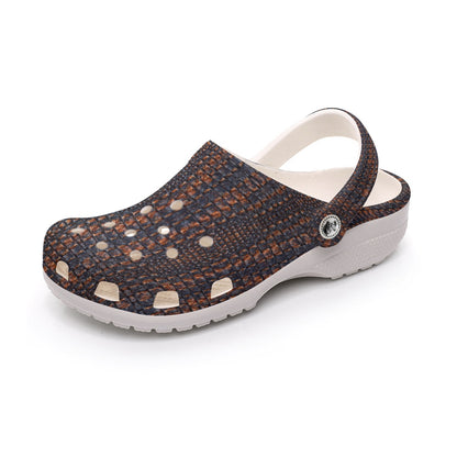 Men’s Florida Gators Inspired Orange & Blue Clogs – Fan Garden Shoes, Everyday Slip-On Shoes