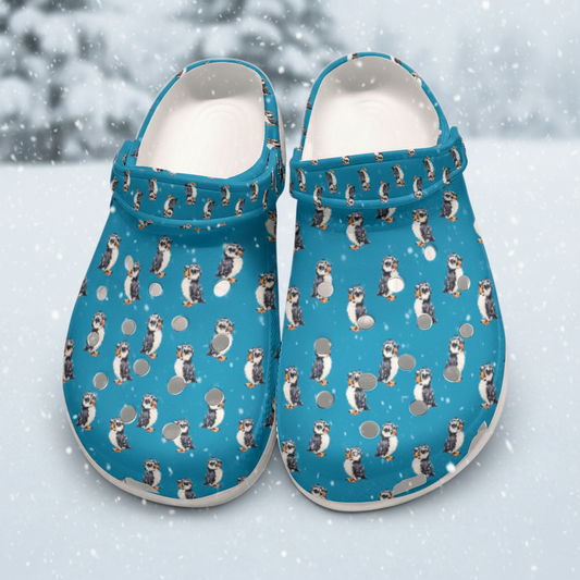Aqua Cool Puffin Women's Classic Clogs