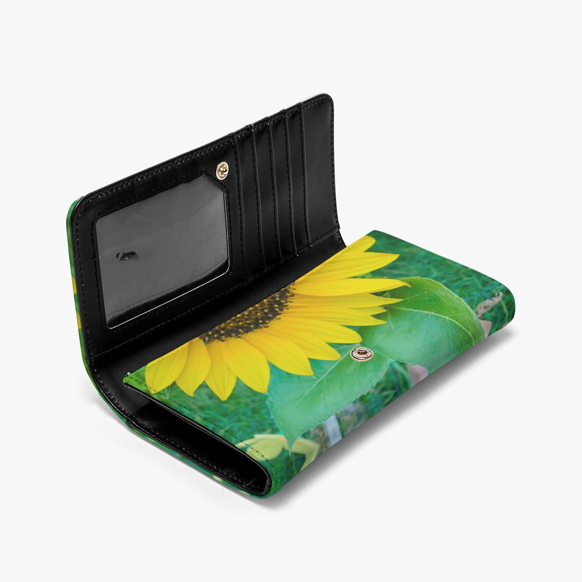 Giant Sunflower Foldable Wallet – Original Photography by Kissa Doody