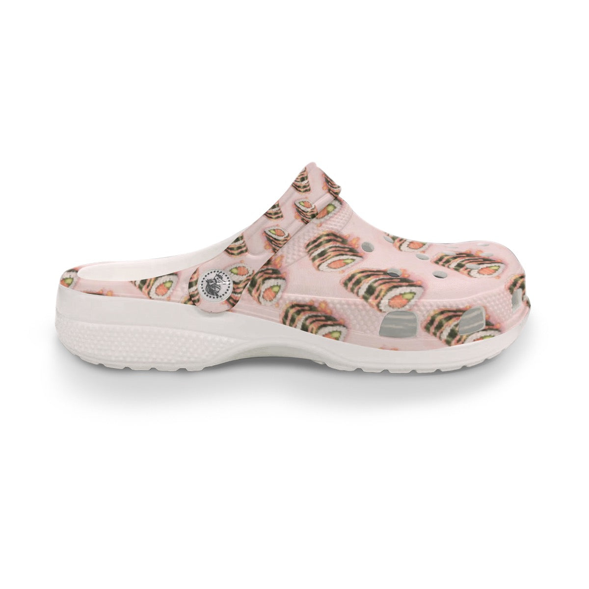 Women’s Sushi Print Clogs Colorful Waterproof Cruise & Beach Travel Shoes