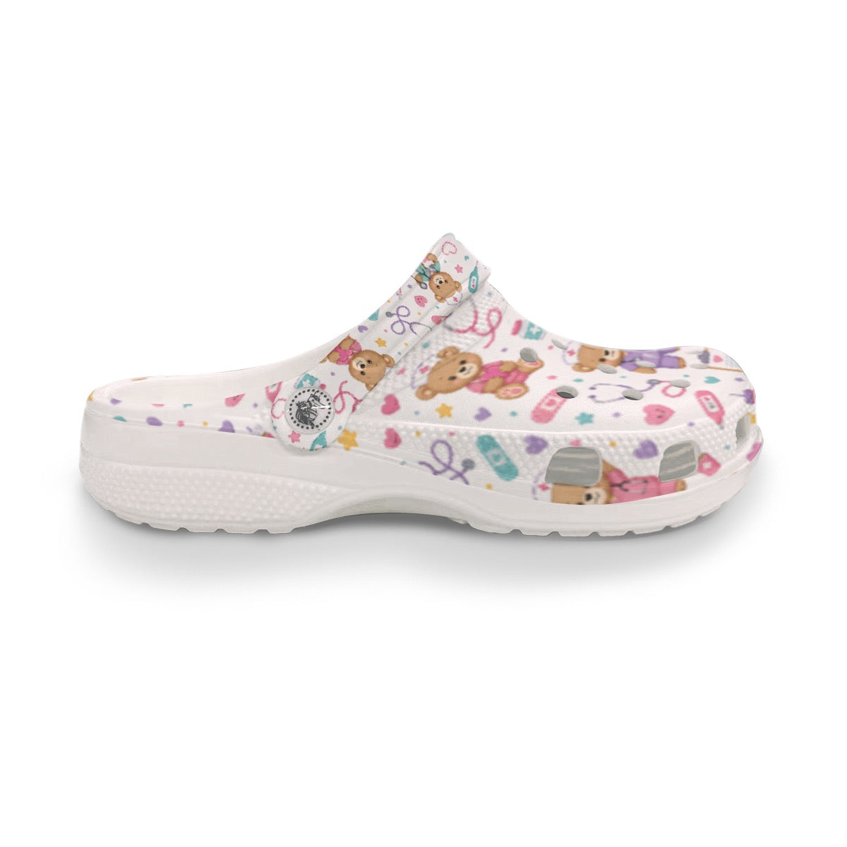 Nurse Bear Doctor Themed Women's Classic Clogs