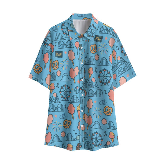 Magical Park Day Slay All-Over Print Men's T-shirt With Short Sleeve Matching Couples Outfits
