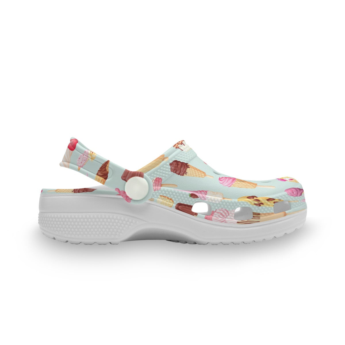 Yummy Ice Cream Fun Children's Clog Shoes
