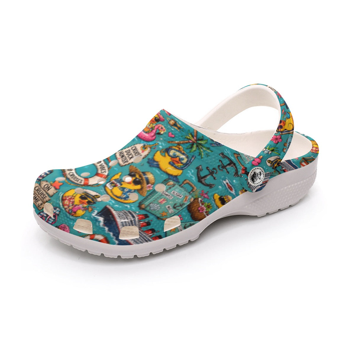 Cruise Duck Party All-Over Print Women's Classic Clogs Cruising Gear