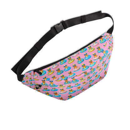 Pink Rubber Duck Fanny Pack – Cute Travel Waist Bag | Cruise & Festival Accessories Large Fanny Bag