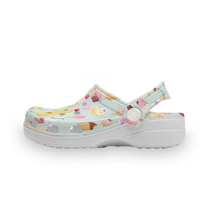 Yummy Ice Cream Fun Children's Clog Shoes