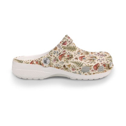 Garden Mushroom Grandmacore All-Over Print Women's Classic Gardening Clogs