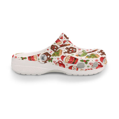 Happy Christmas Snacks Holiday Fun Women's Classic Clogs