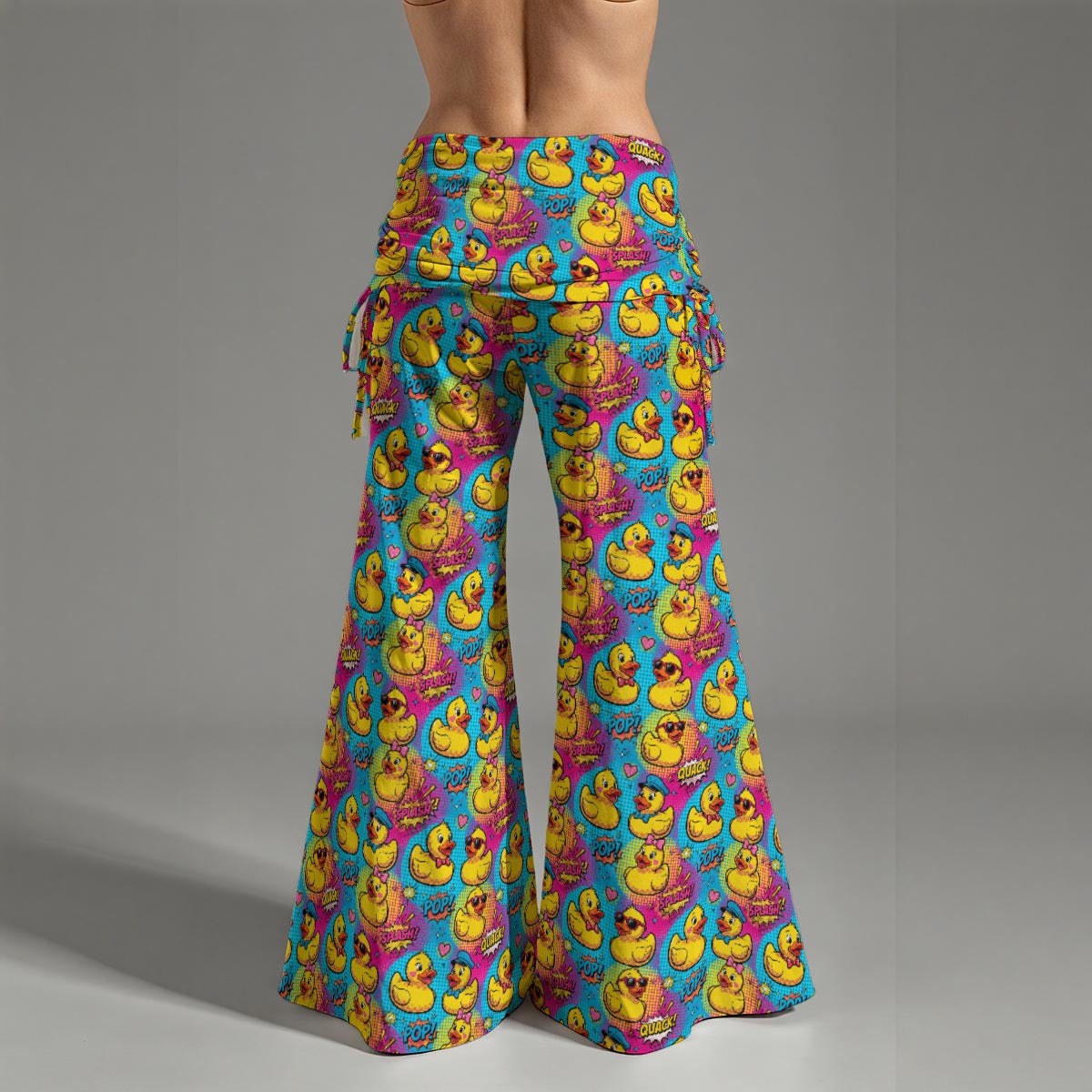 Pop Art Cruise Duck Yoga Pants for Women – Funny Cruise Print Leggings