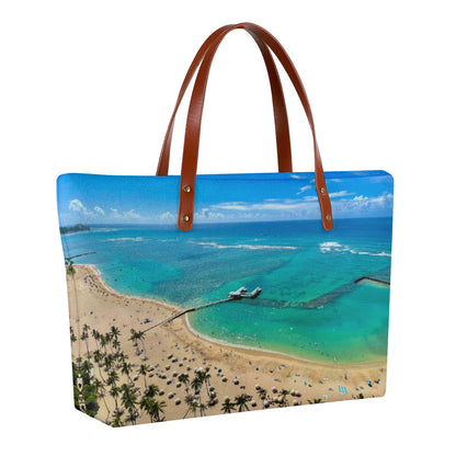Waikiki Beach Hawaii Photography Diving Bag Purse – Original Photography by Kissa Doody