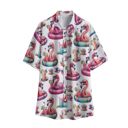 Flamingo Sunrise Men's Lightweight Cruise T-Shirt with Short Sleeves