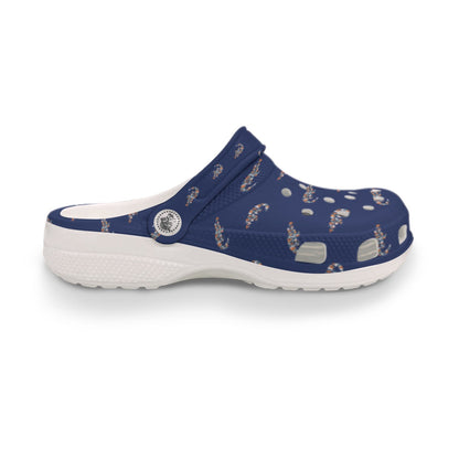 Women’s Florida Gators Inspired Floral Gainesville Garden Clogs Cute Everyday Gardening Shoes Slip