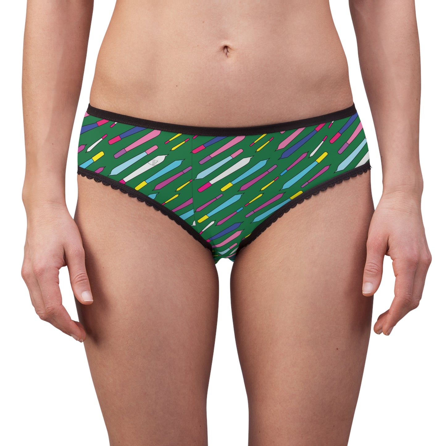 Smoke Me Cynthia in Ganja Green Super Sexy Women's Brief Panty