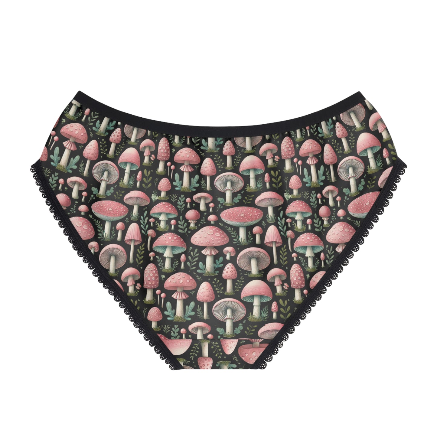 Pink Mushroom Super Sexy Women's Brief Panty