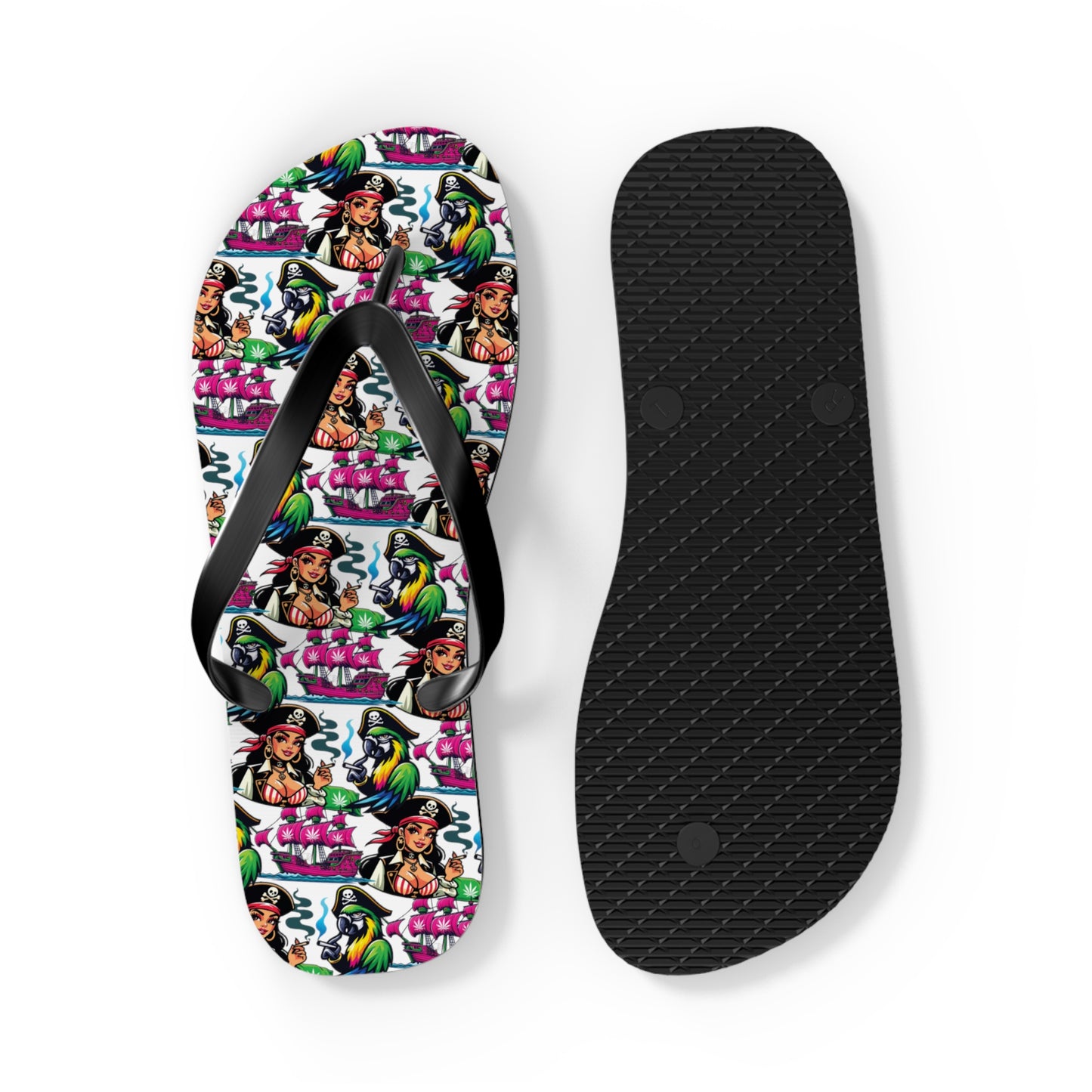 Kush Pirate Flip Flops