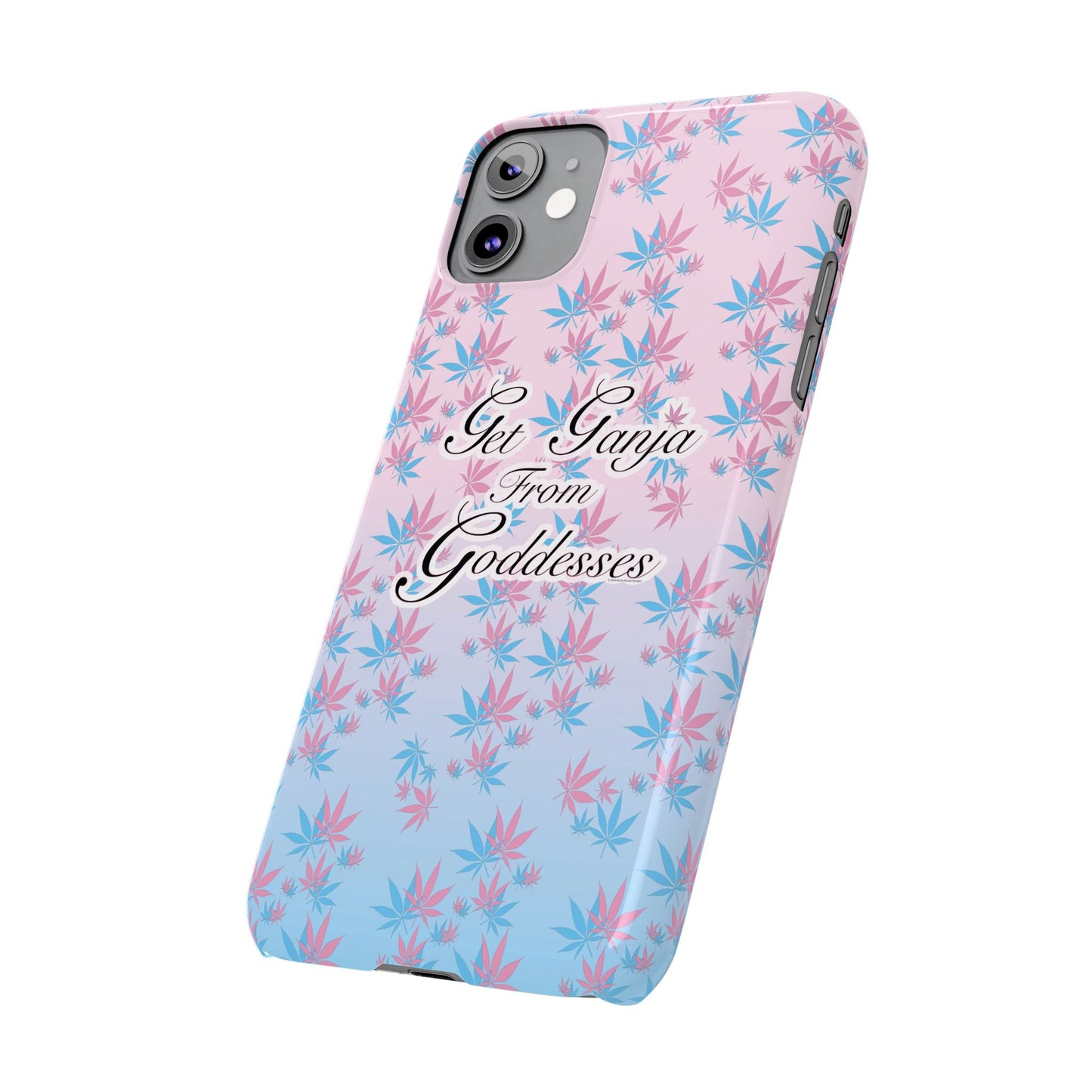 Get G@nja Hemp Leaf Apple iPhone Phone Case