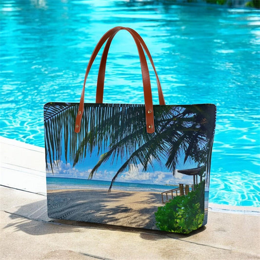 San Juan Beach Bungalow Women's Tote Bag Original Photography by Kissa Doody