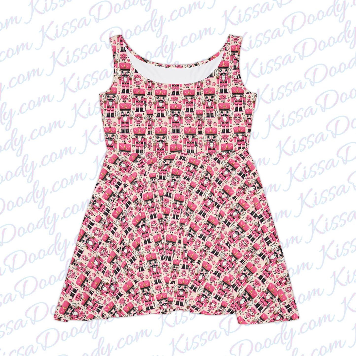 Oh Pink Nuts Nutcracker Pink Holiday Women's Dress