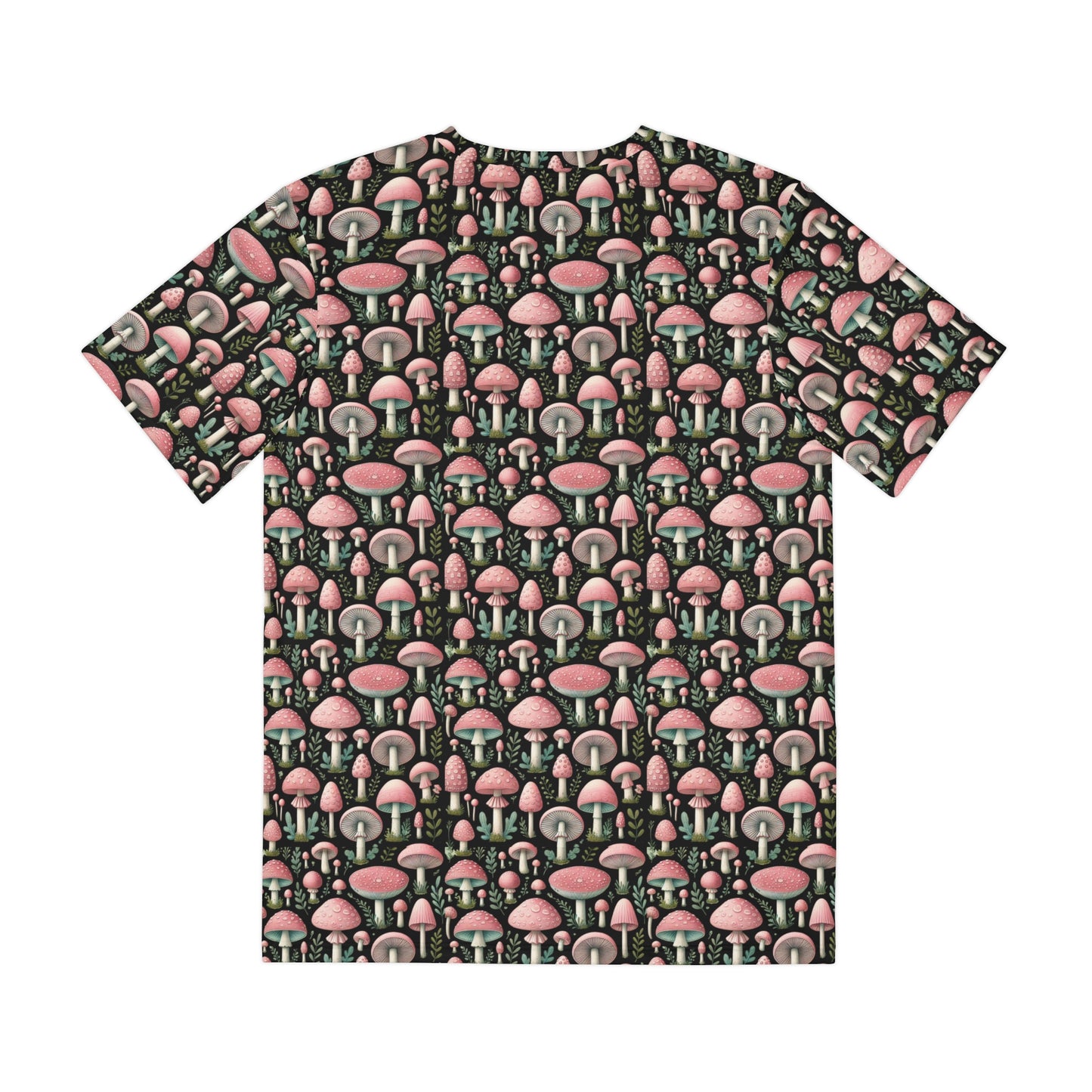 Pink Mushroom Men's Super Soft Polyester Tee