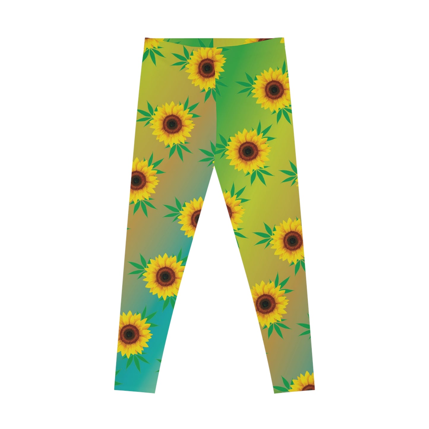 Sunflower Daze Hemp Womens Stretchy Leggings