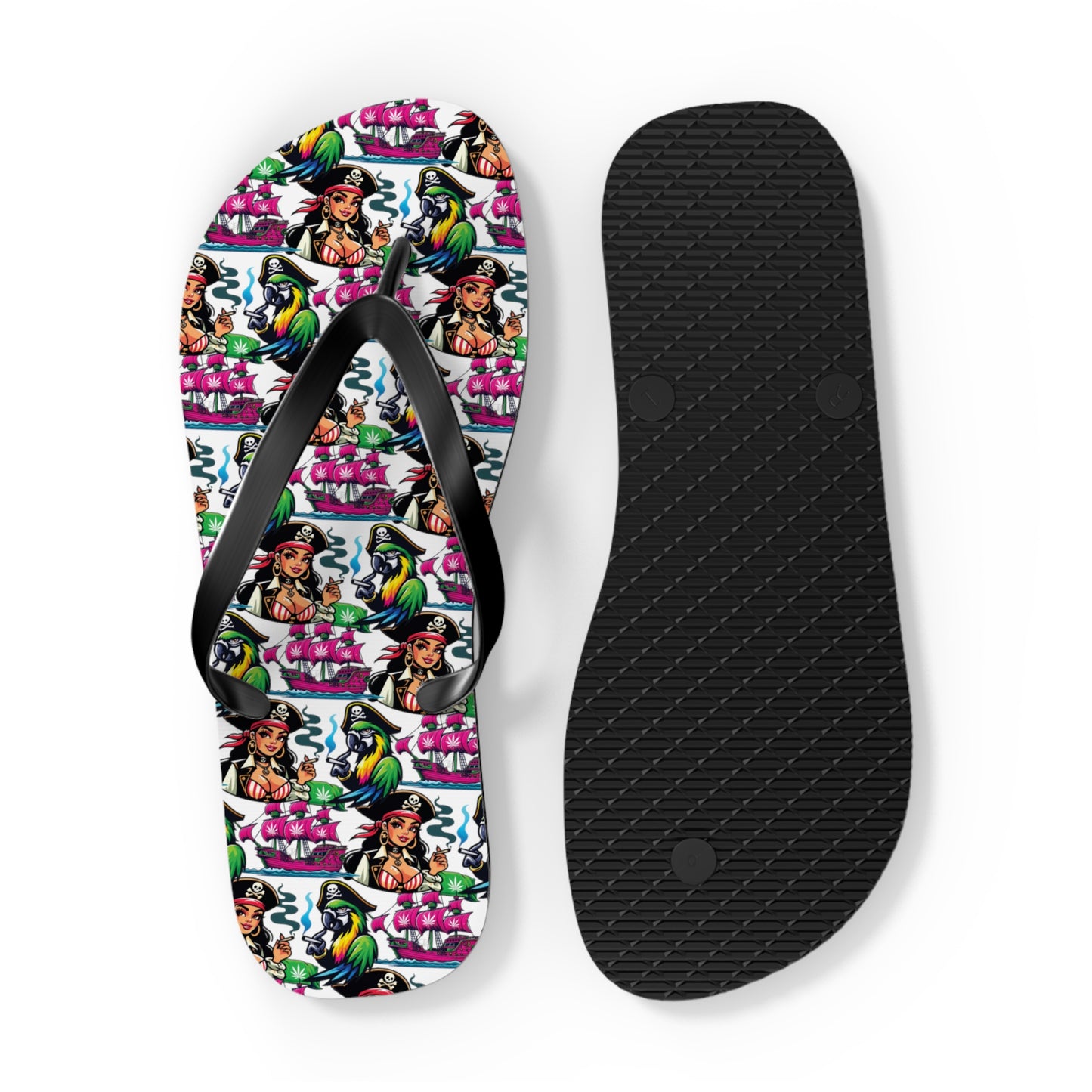 Kush Pirate Flip Flops