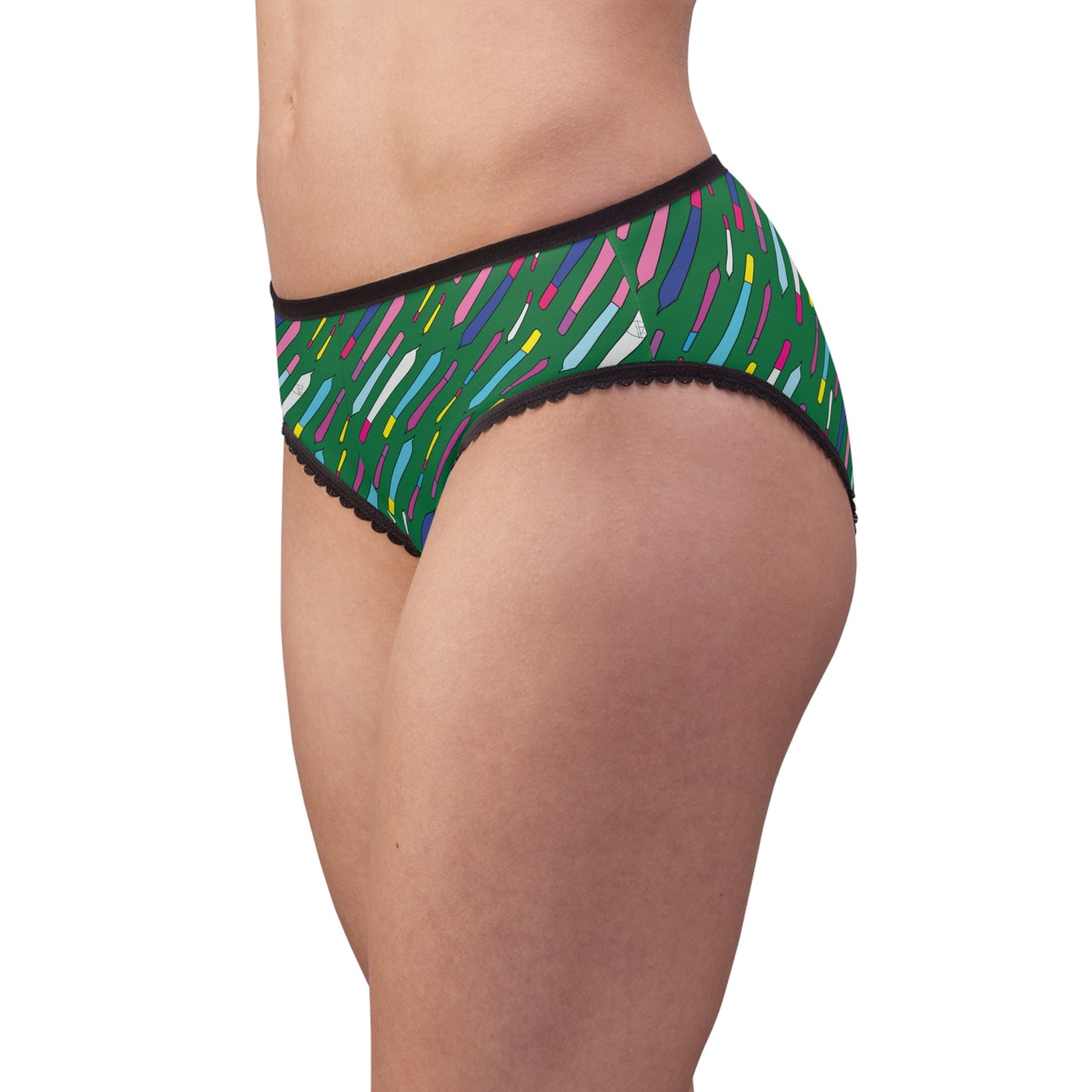 Smoke Me Cynthia in Ganja Green Super Sexy Women's Brief Panty