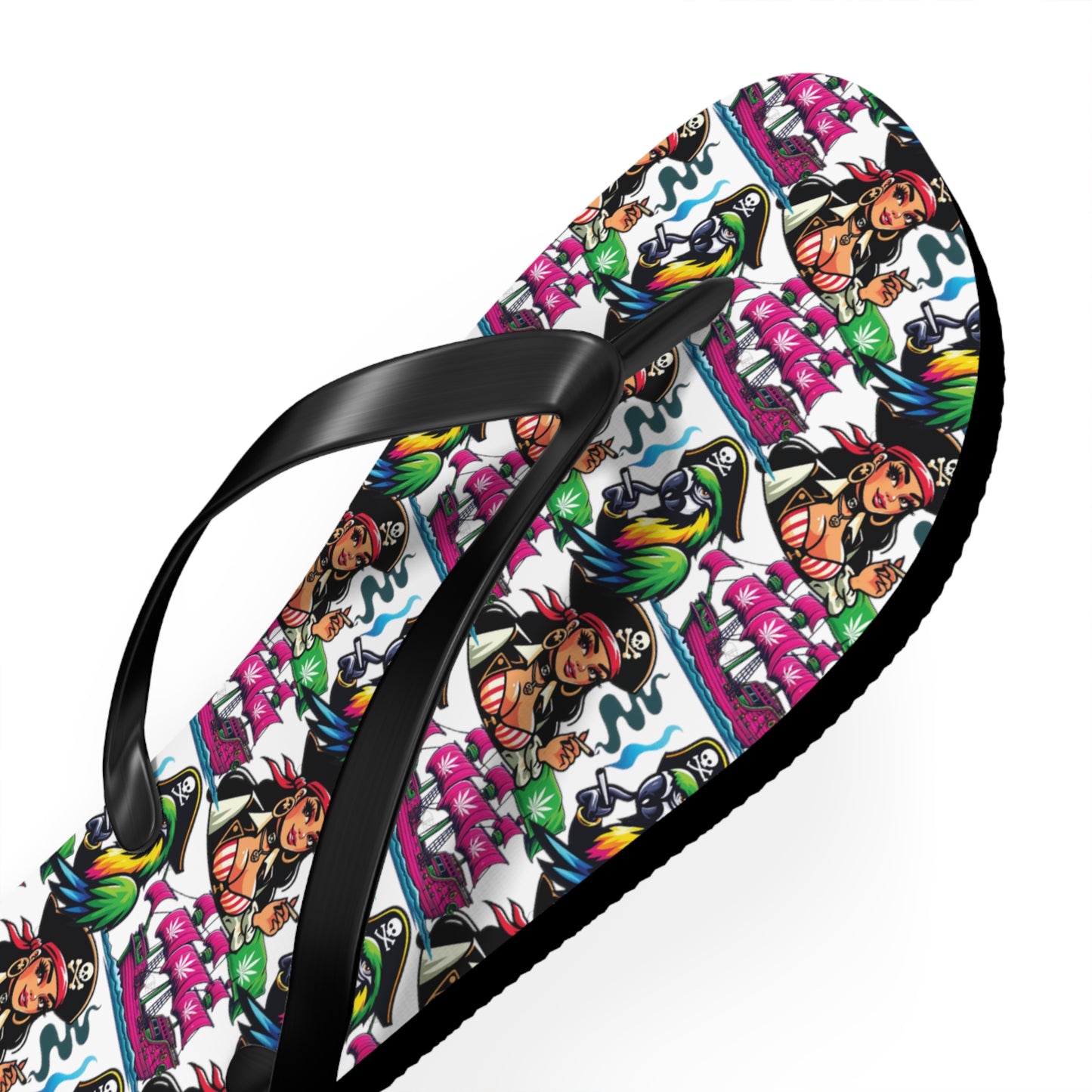 Kush Pirate Flip Flops