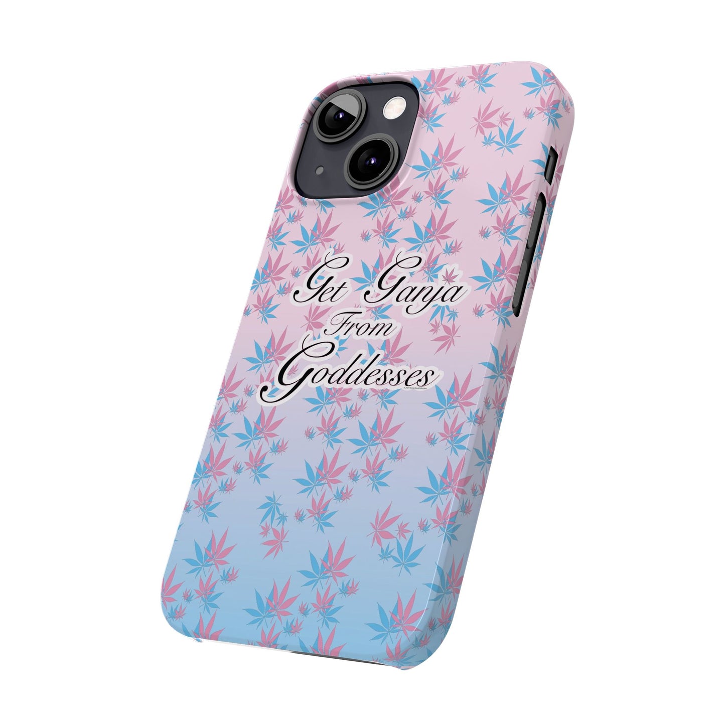 Get G@nja Hemp Leaf Apple iPhone Phone Case