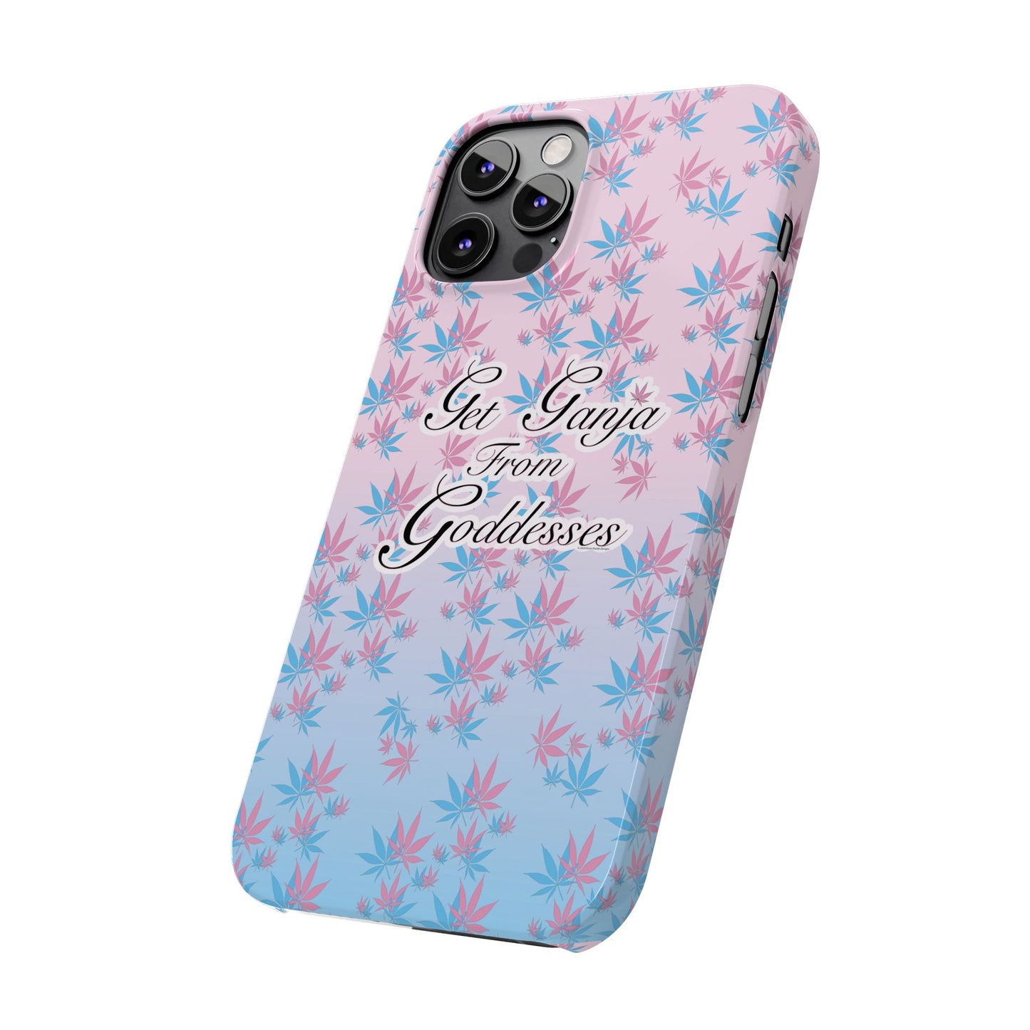 Get G@nja Hemp Leaf Apple iPhone Phone Case