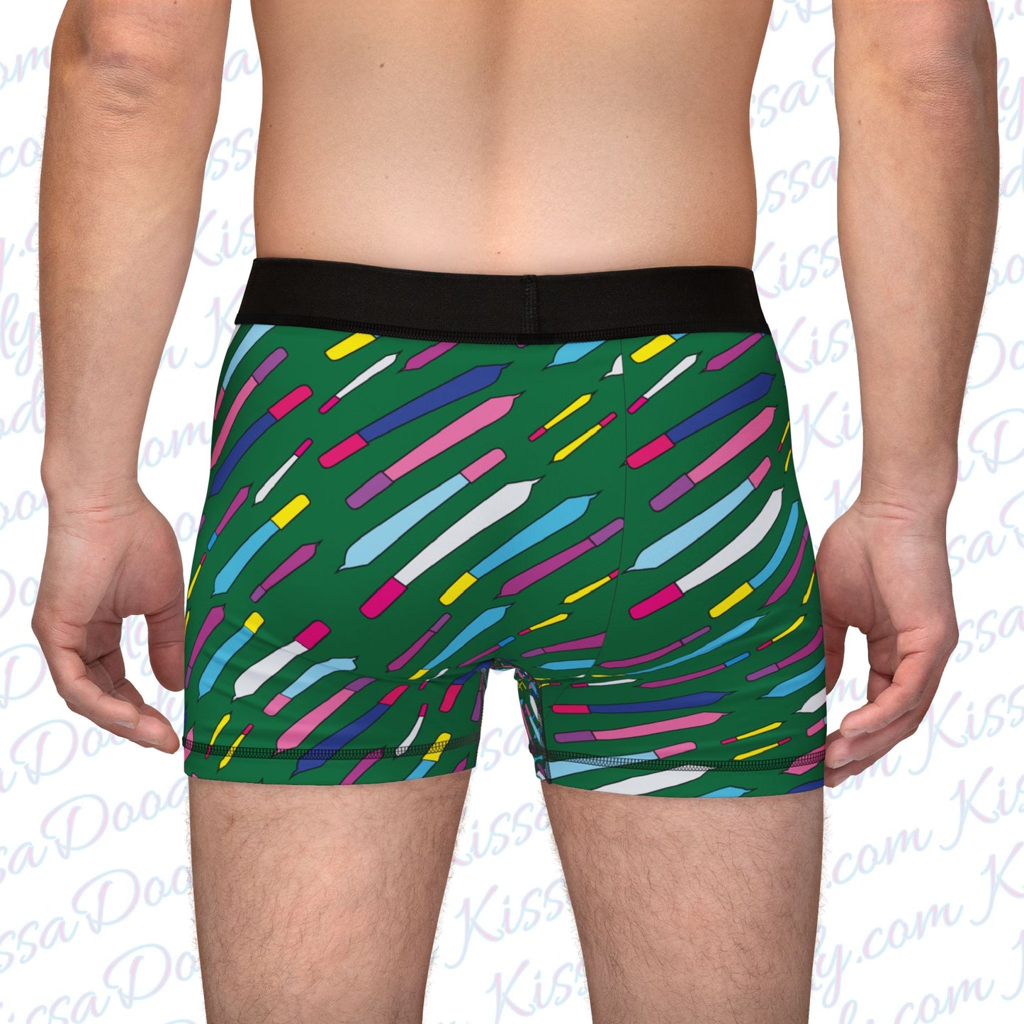 Smoke Me Cynthia Ganja Green Super Sexy Men's Boxers