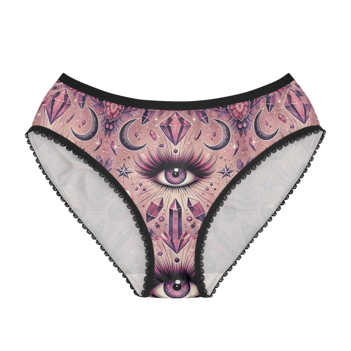 All Seeing Eyelash Womens Sexy Panties