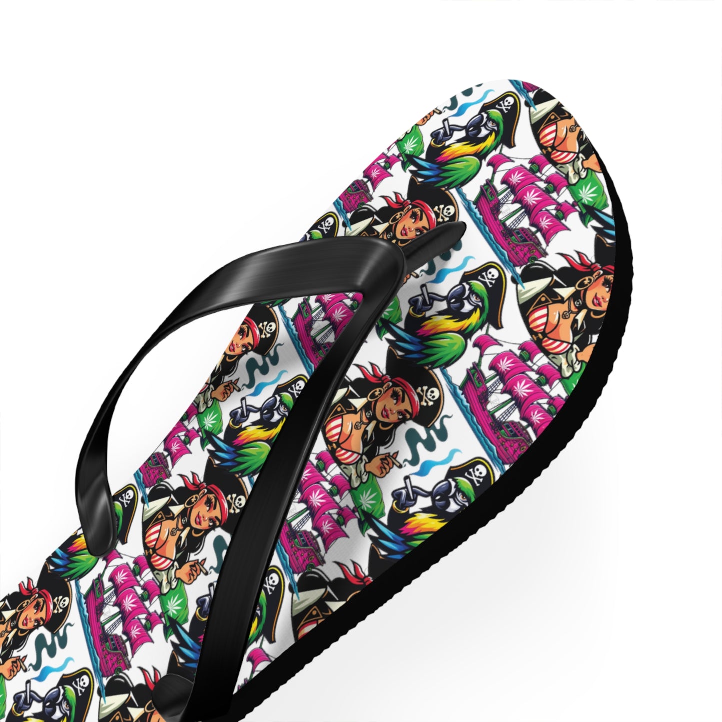 Kush Pirate Flip Flops