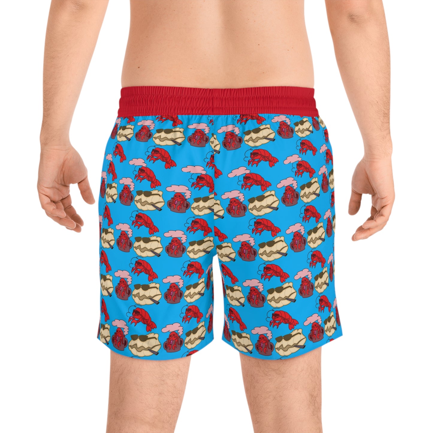 Rock Pot Lobster Mid-Length Swim Shorts