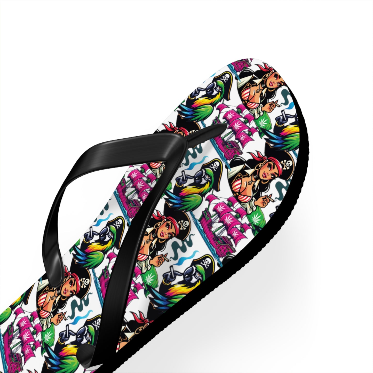 Kush Pirate Flip Flops