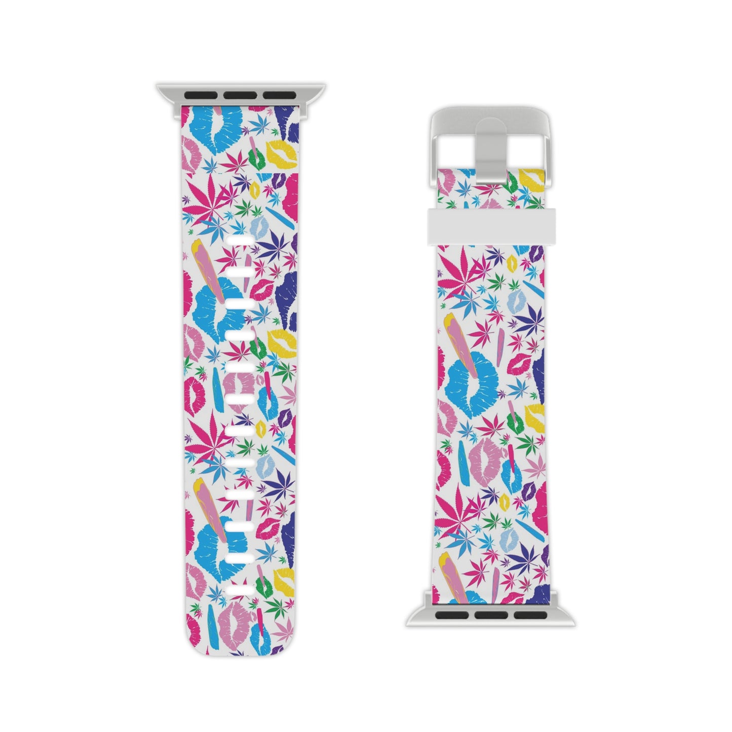 Smoke Queen White Widow Watch Band for Apple Watch