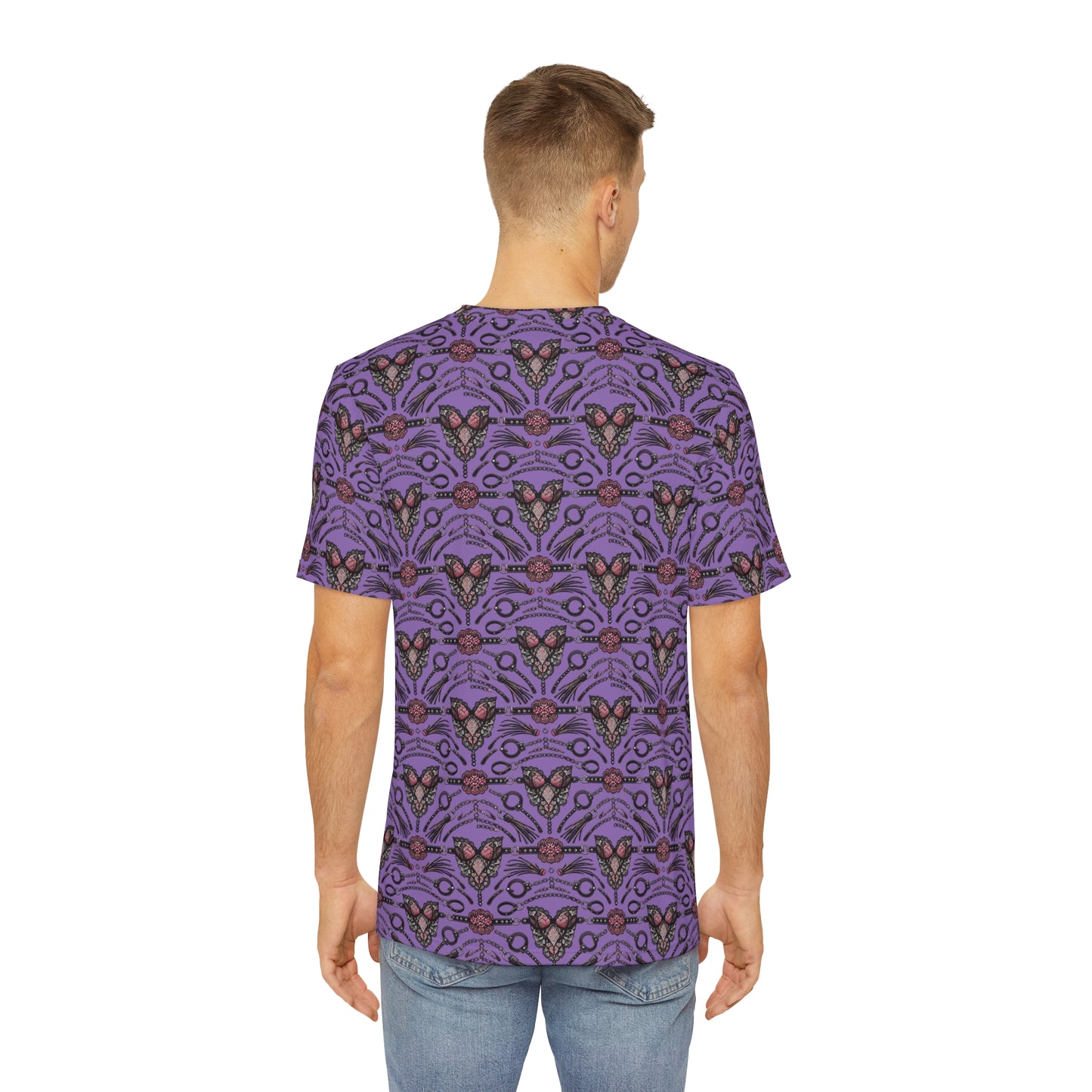 Leather N' Lace Super Soft Men's Polyester Tee