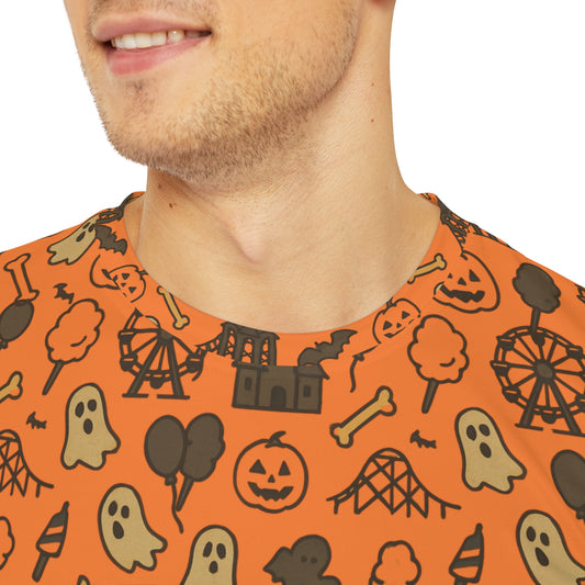 Park Closed... Forever Doody Destination Mens Unisex Polyester Tee Shirt Halloween Fall Matching Outfits (Dress & Clog Sold SEPARATELY)