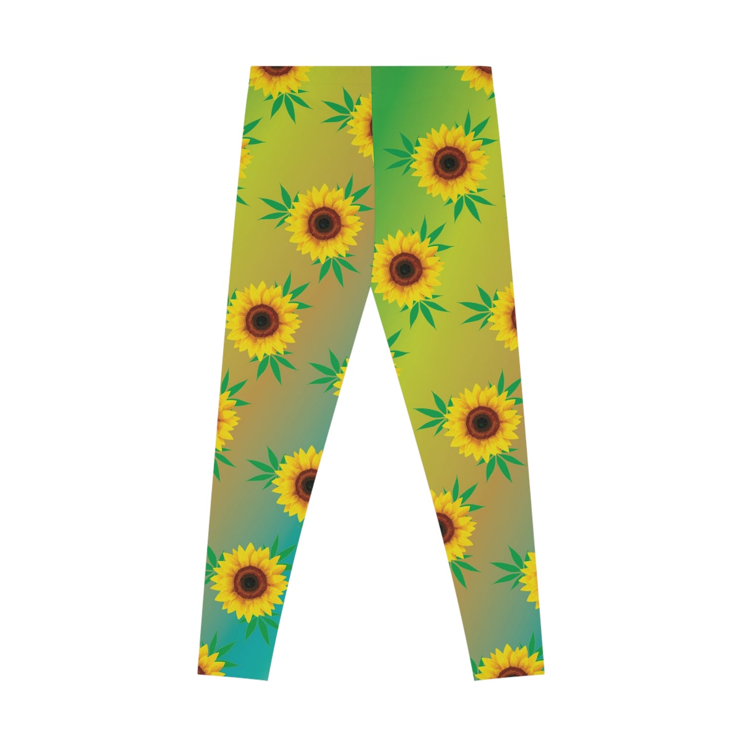 Sunflower Daze Hemp Womens Stretchy Leggings