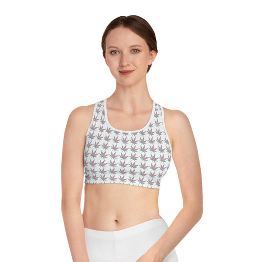 Strain Hemp Leaf Sports Bra for Women