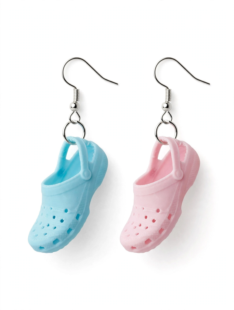 Clog Shoes 3D Printed Women’s Earrings