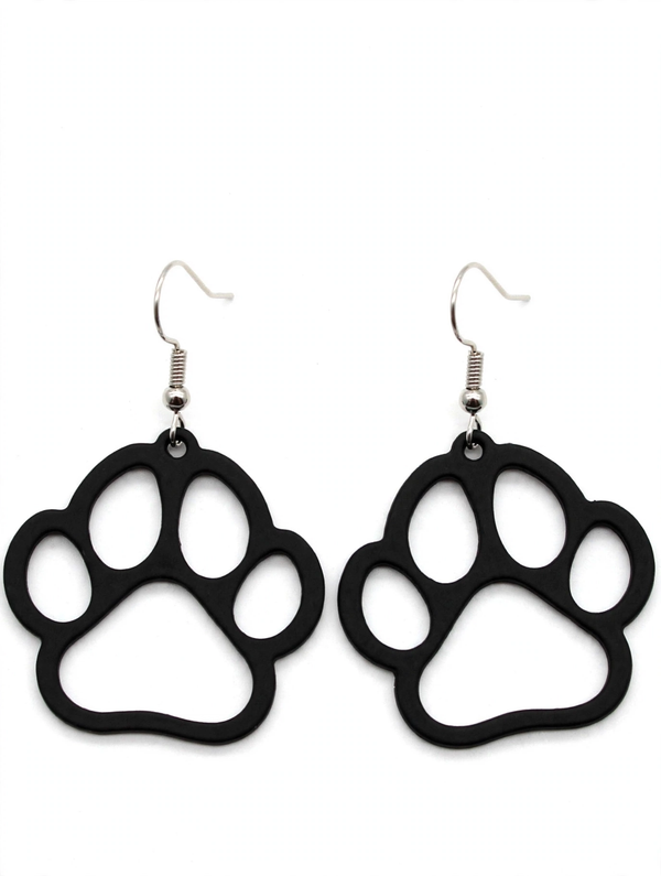 Pet Paws 3D Printed Women’s Earrings